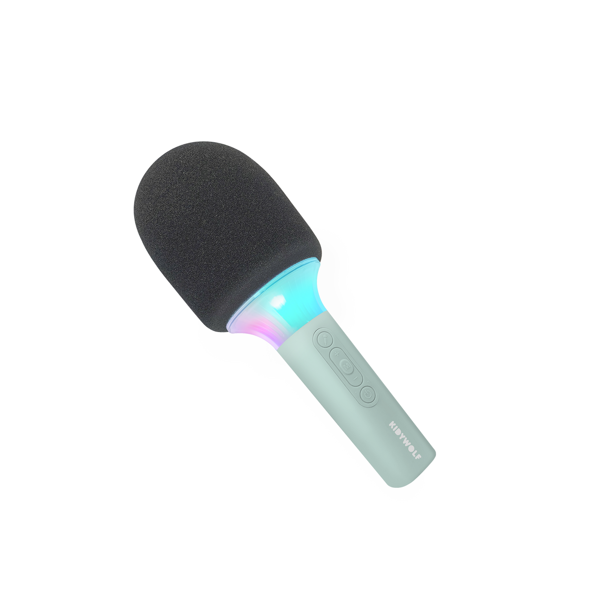 Microfone de karaoke KIDYMIC verde da Kidywolf | kidywolf-kidymic-microfone-karaoke-verde-lollakids