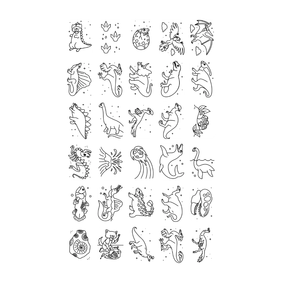 Refill KIDYDRAW-MINI | Cartões Extra Galáxia e Dinossauros