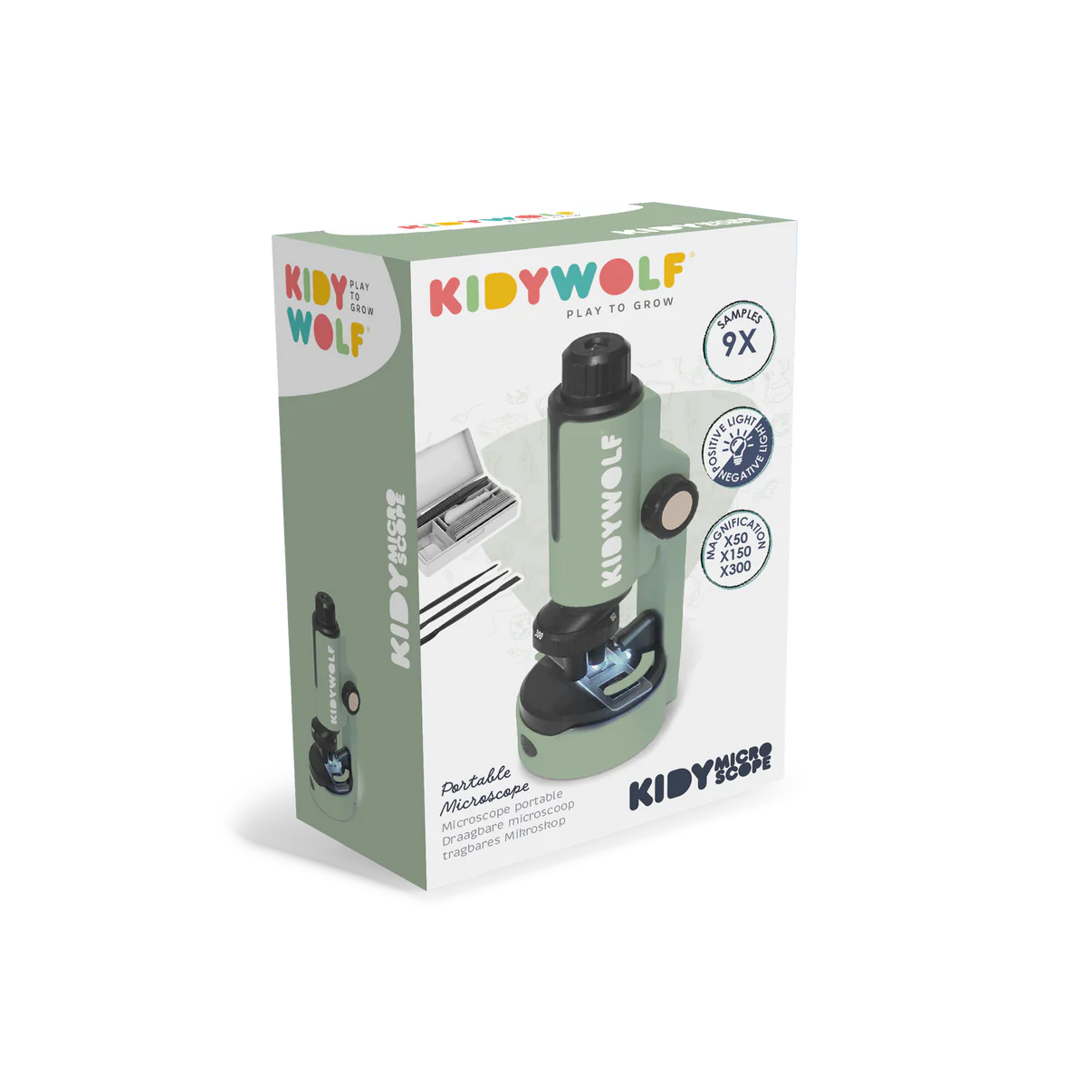 Microscópio Portátil para Jovens Exploradores da kidywolf