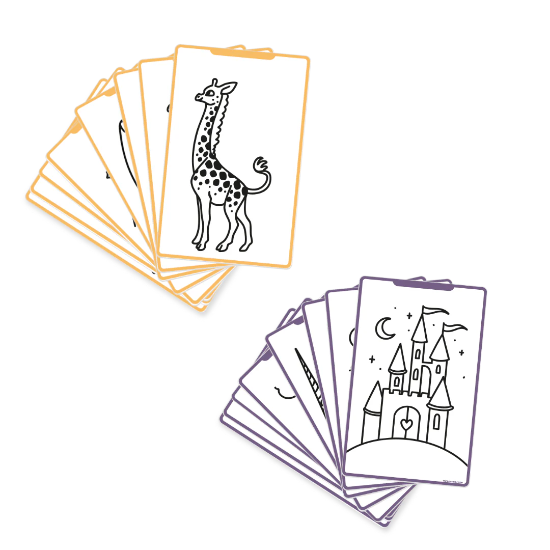 Refill KIDYDRAW-MINI | Cartões Extra Era Uma Vez & Animais