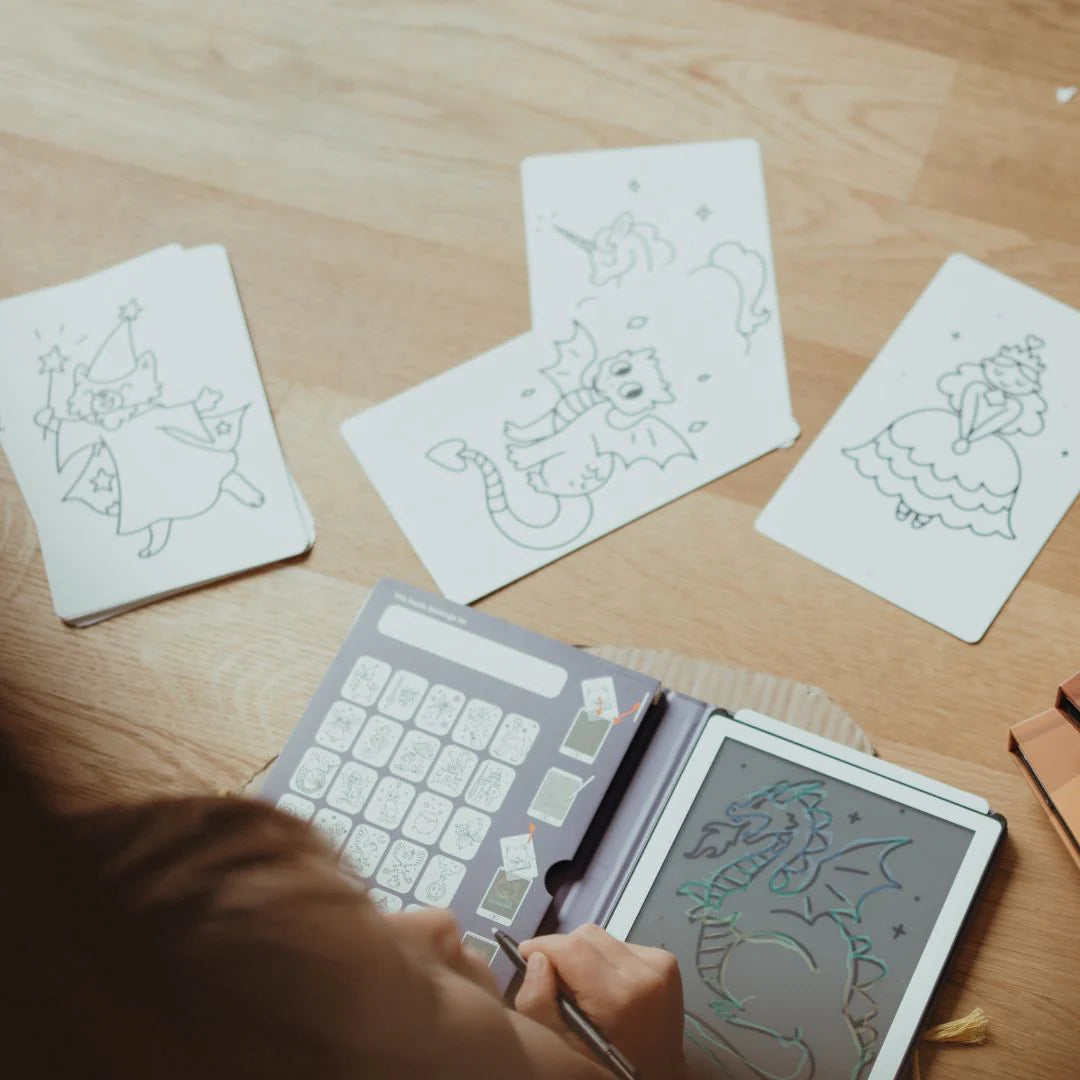 Refill KIDYDRAW-MINI | Cartões Extra Era Uma Vez & Animais