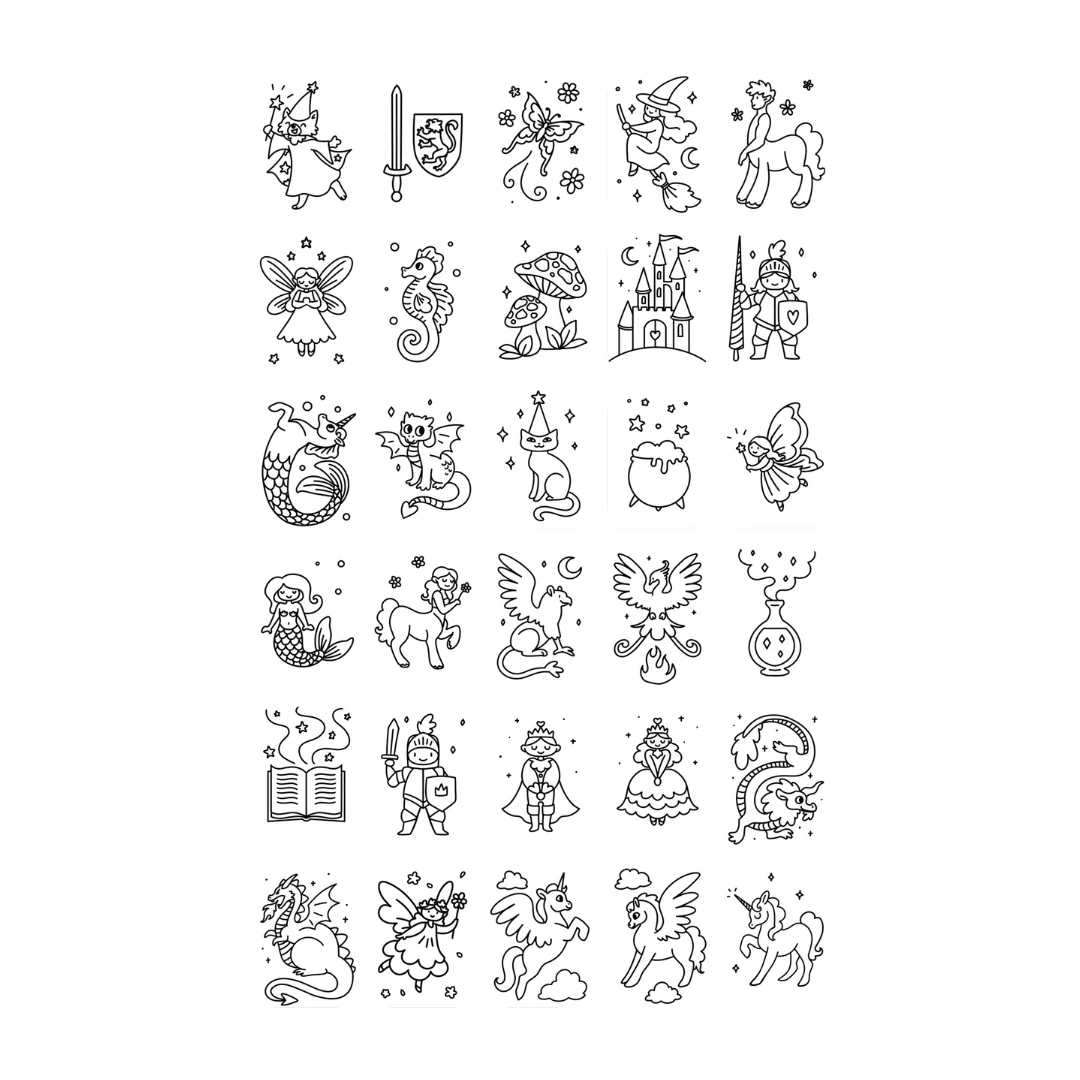 Refill KIDYDRAW-MINI | Cartões Extra Era Uma Vez & Animais