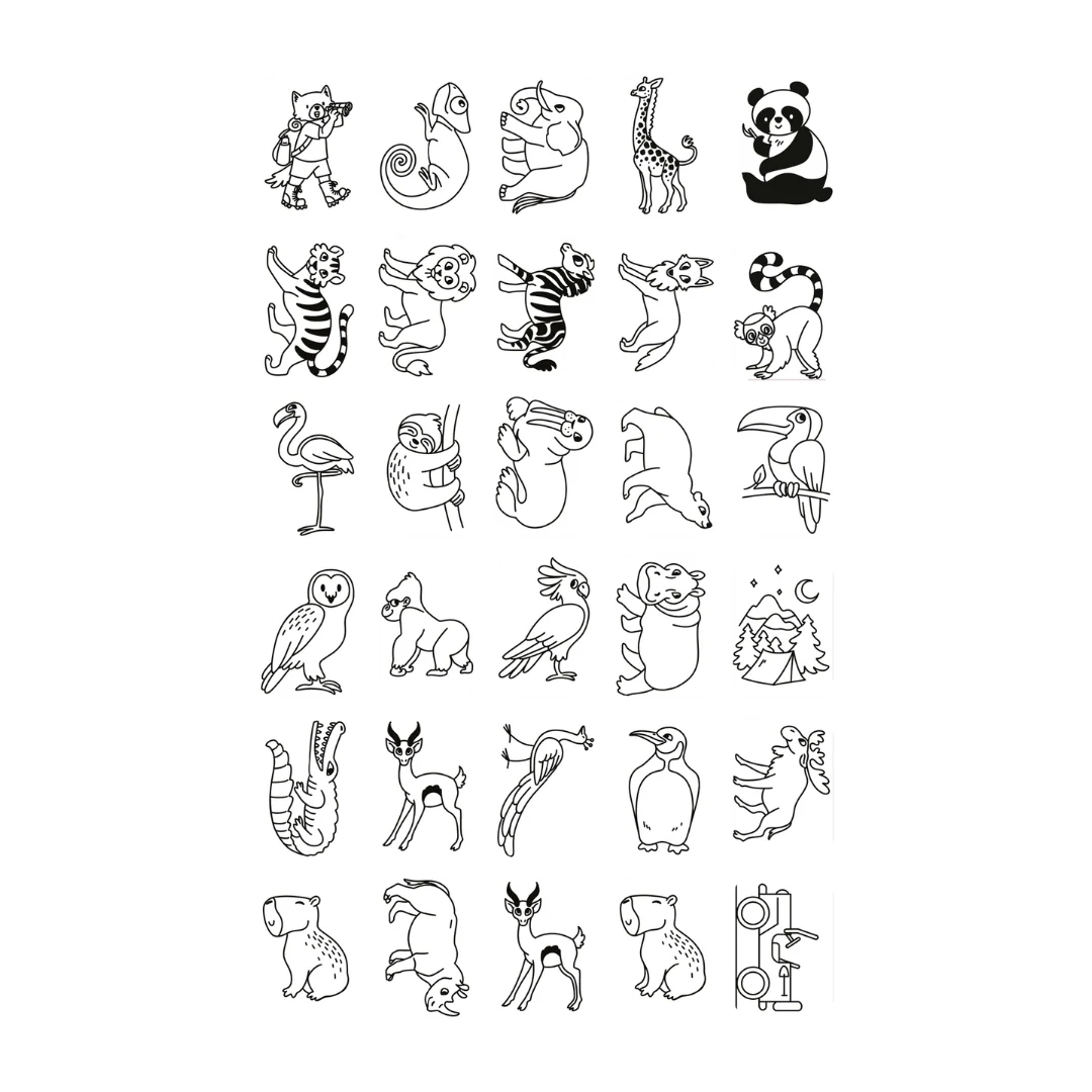 Refill KIDYDRAW-MINI | Cartões Extra Era Uma Vez & Animais