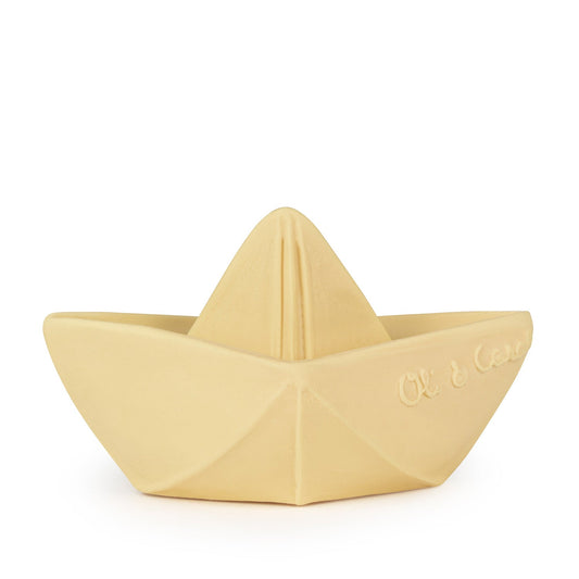 Origami Boat Vanilla Bath Toy Oli & Carol