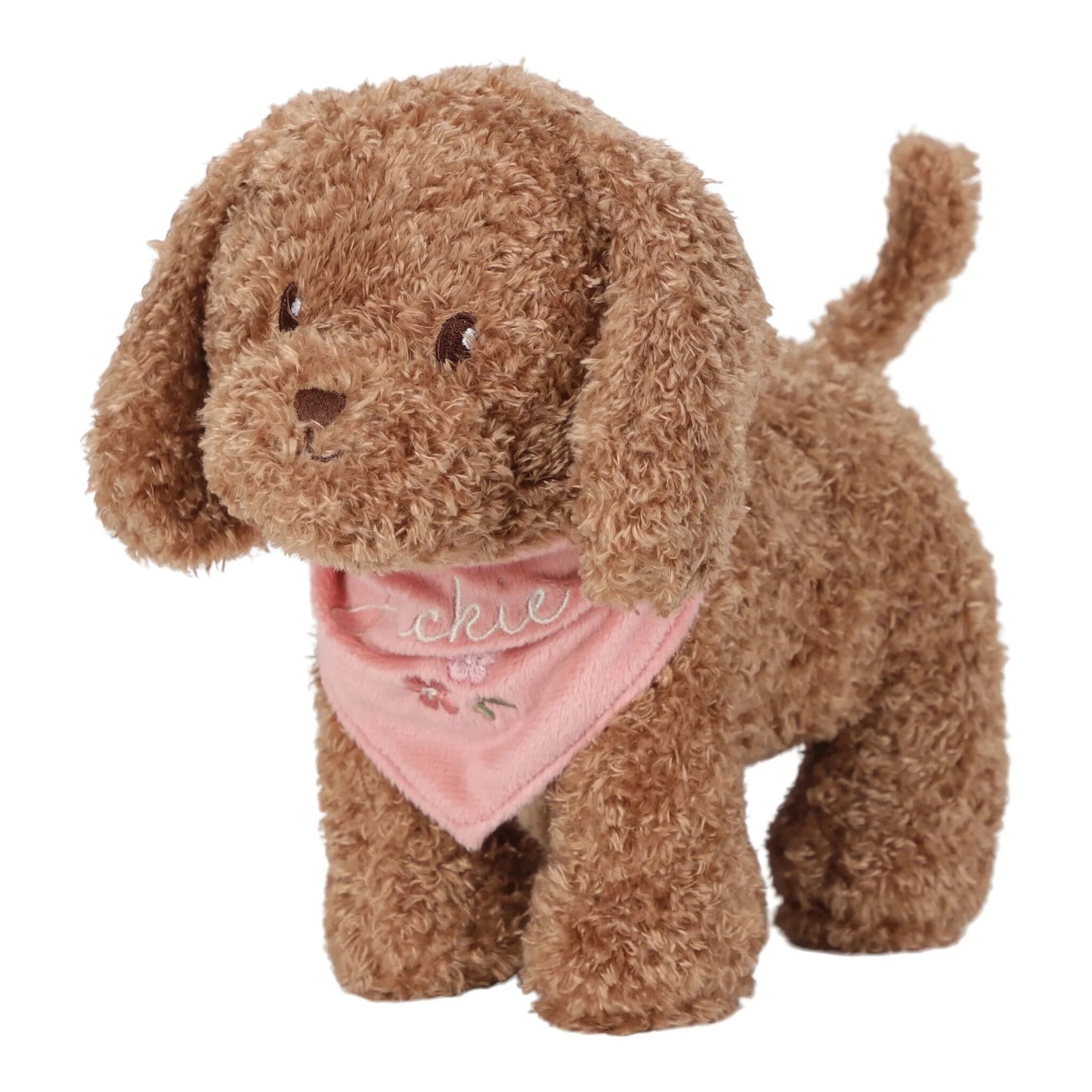 Cão de Peluche Jackie na Mala Rosa | Little Dutch | Lolla Kids