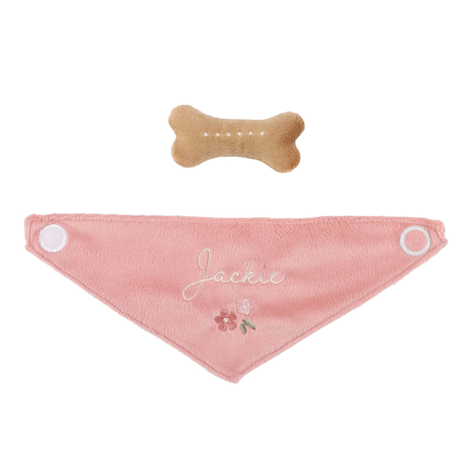 Cão de Peluche Jackie na Mala Rosa | Little Dutch | Lolla Kids