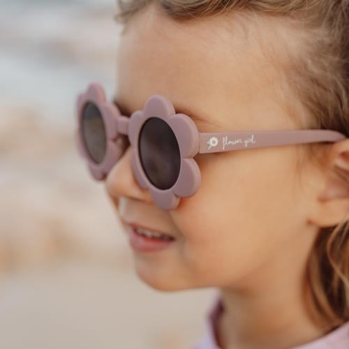Óculos de Sol de Criança Flower Mauve da Little Dutch