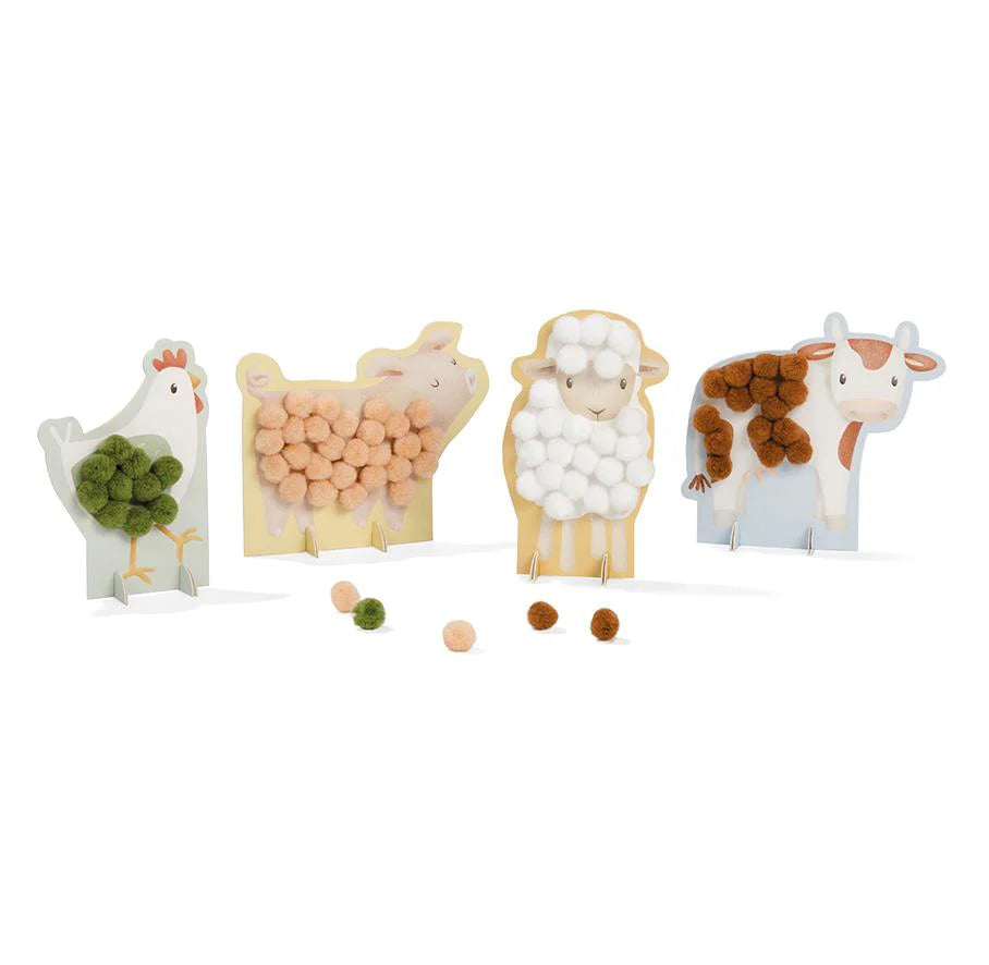Cartões Pom-Pom Little Farm da Little Dutch