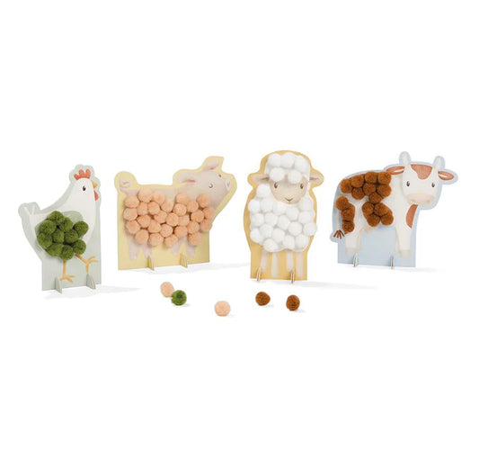 Cartões Pom-Pom Little Farm da Little Dutch