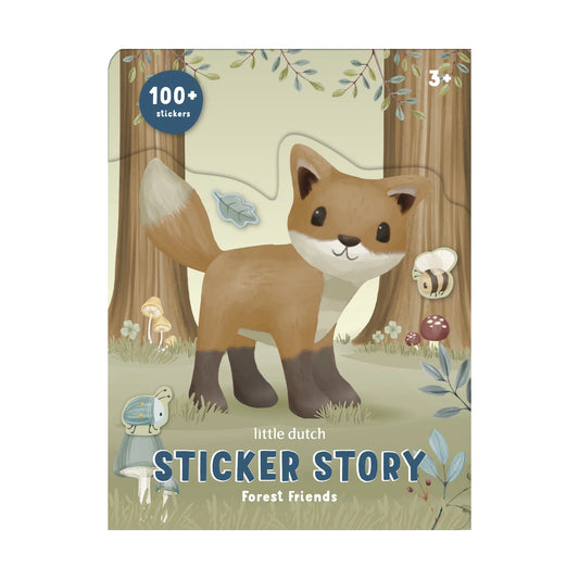Histórias com Autocolantes Forest Friends da Little Dutch 