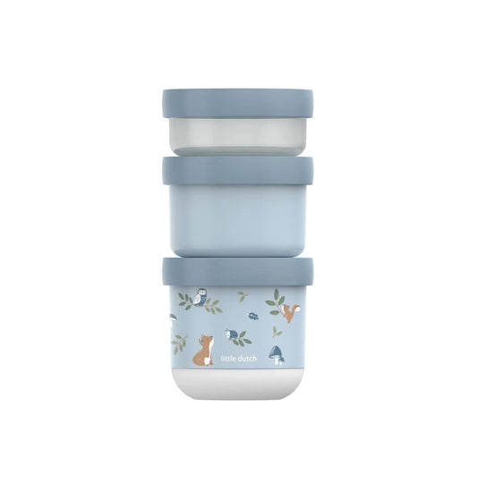 Snack Box Empilhável 3 Peças Forest Friends – Little Dutch | Lolla Kids