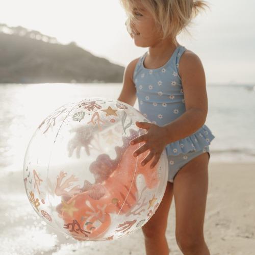 Bola de Praia 3D Ocean Dreams Pink da little Dutch