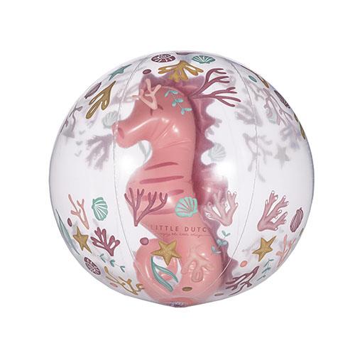 Bola de Praia 3D Ocean Dreams Pink da little Dutch