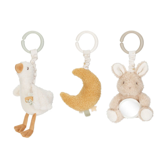Conjunto de Figuras Vibratórias Newborn Naturals em cores suaves