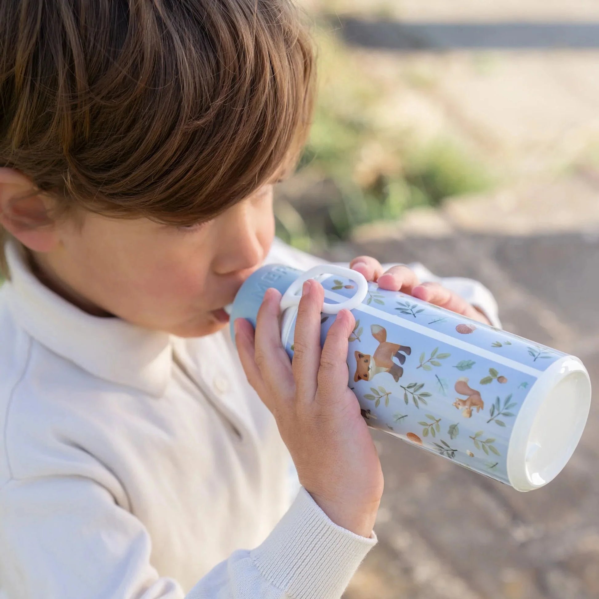 Garrafa Pop-Up 400 ml Forest Friends | Little Dutch