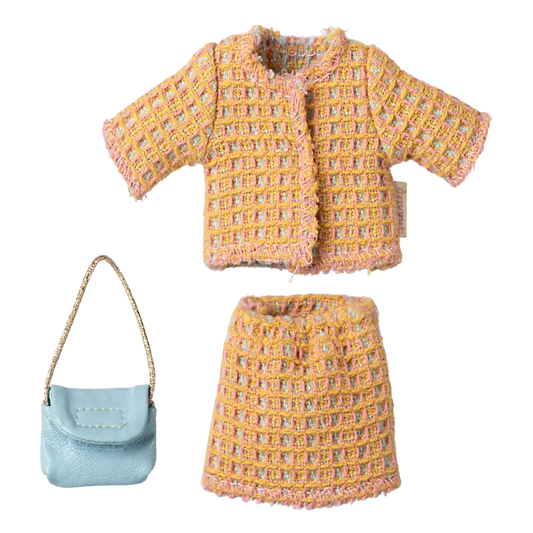 Fato Maileg Mamã Rato com Mala