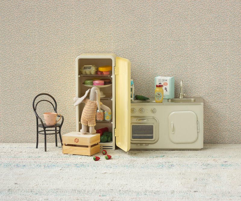 Maileg cozinha miniatura casa de bonecas