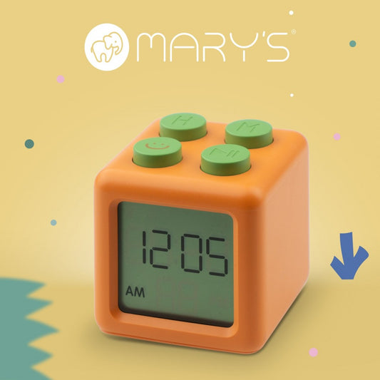 Despertador Bloco Laranja Infantil Mary’s