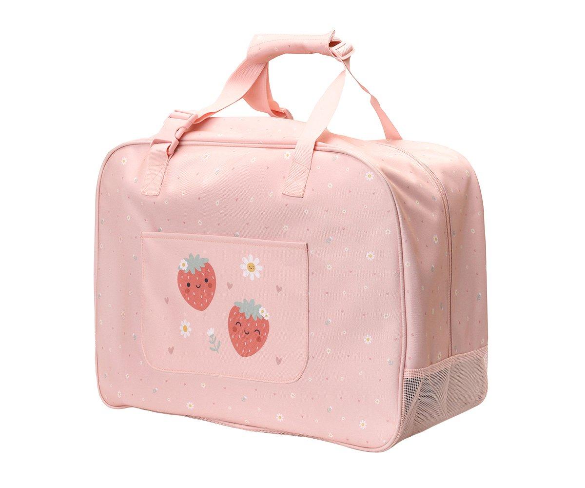Mala Grande de Praia Anti-areia Strawberries da Monneka Kids