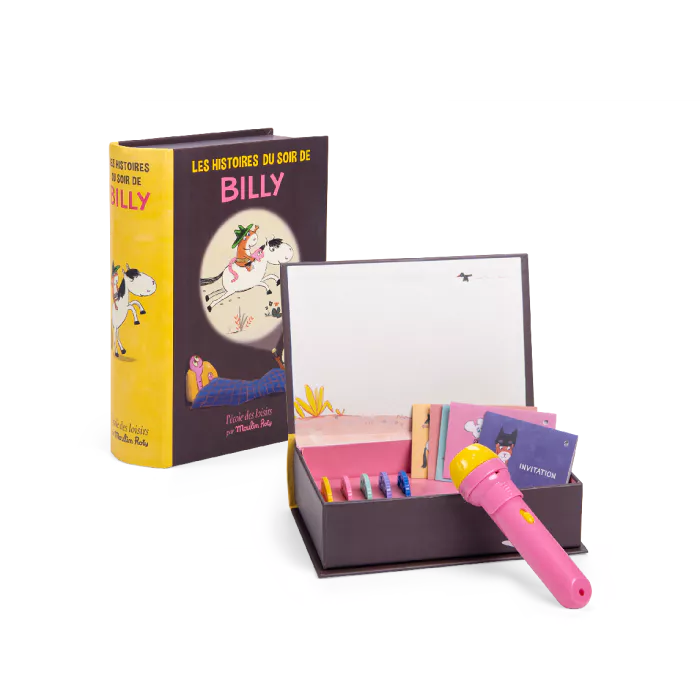 Coffret Lanterna de histórias Billy da Moulin Roty