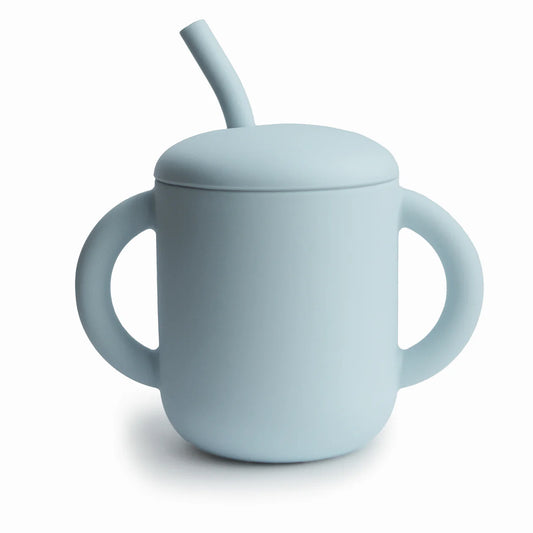 Copo Sippy Powder Blue da Mushie