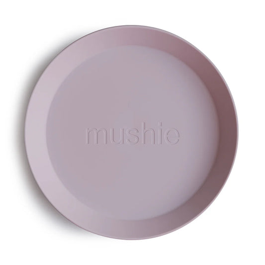Conjunto 2 Pratos Redondos Soft Lilac da Mushie