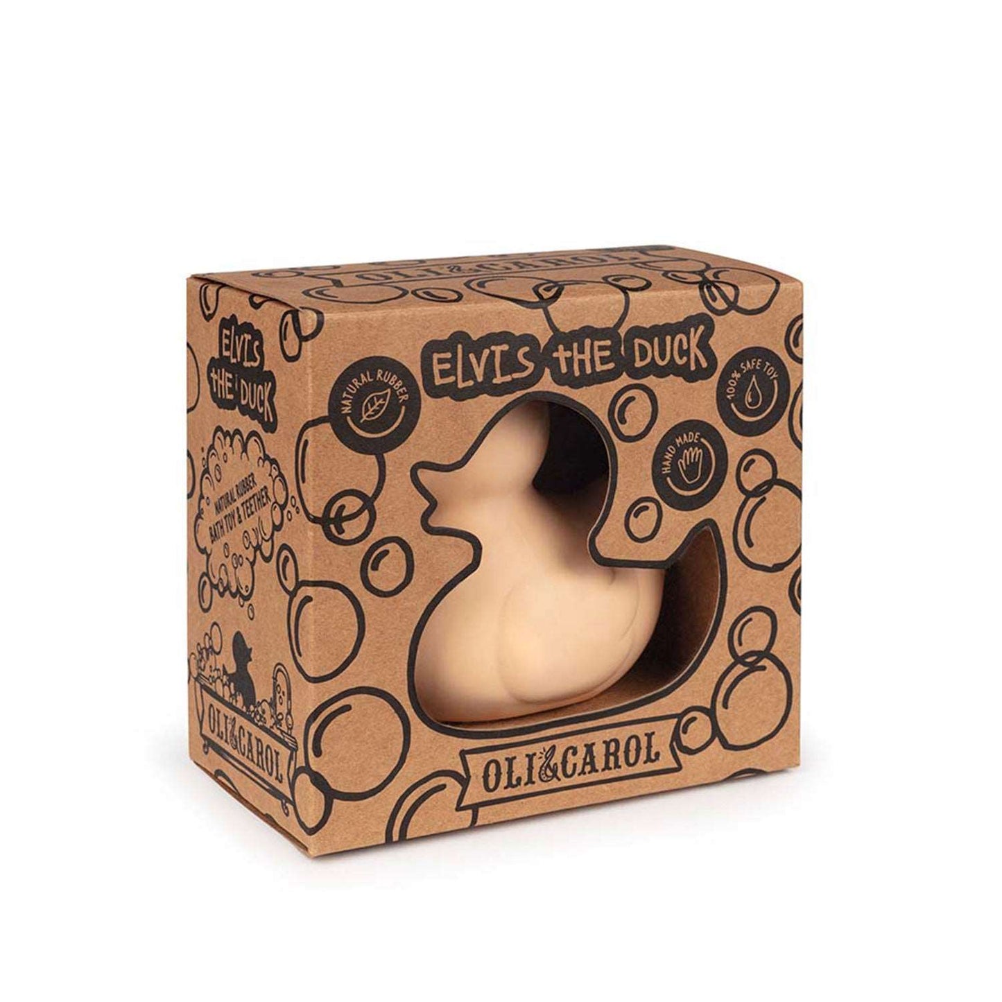 Elvis the Duck Nude Bath Toy Oli & Carol