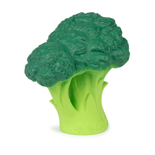 Brucy the Broccoli – Mordedor 100% Borracha Natural (0+) | Brinquedo de Banho Sem Furos