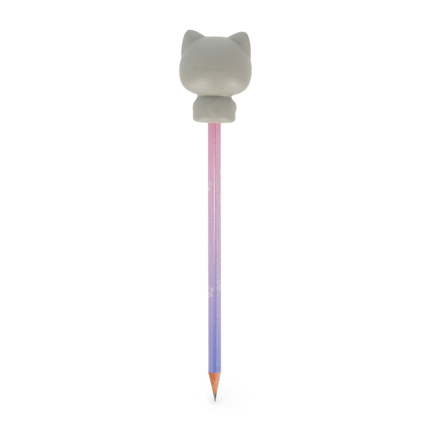 Lápis Squeezies Kitty Legami - vista lateral