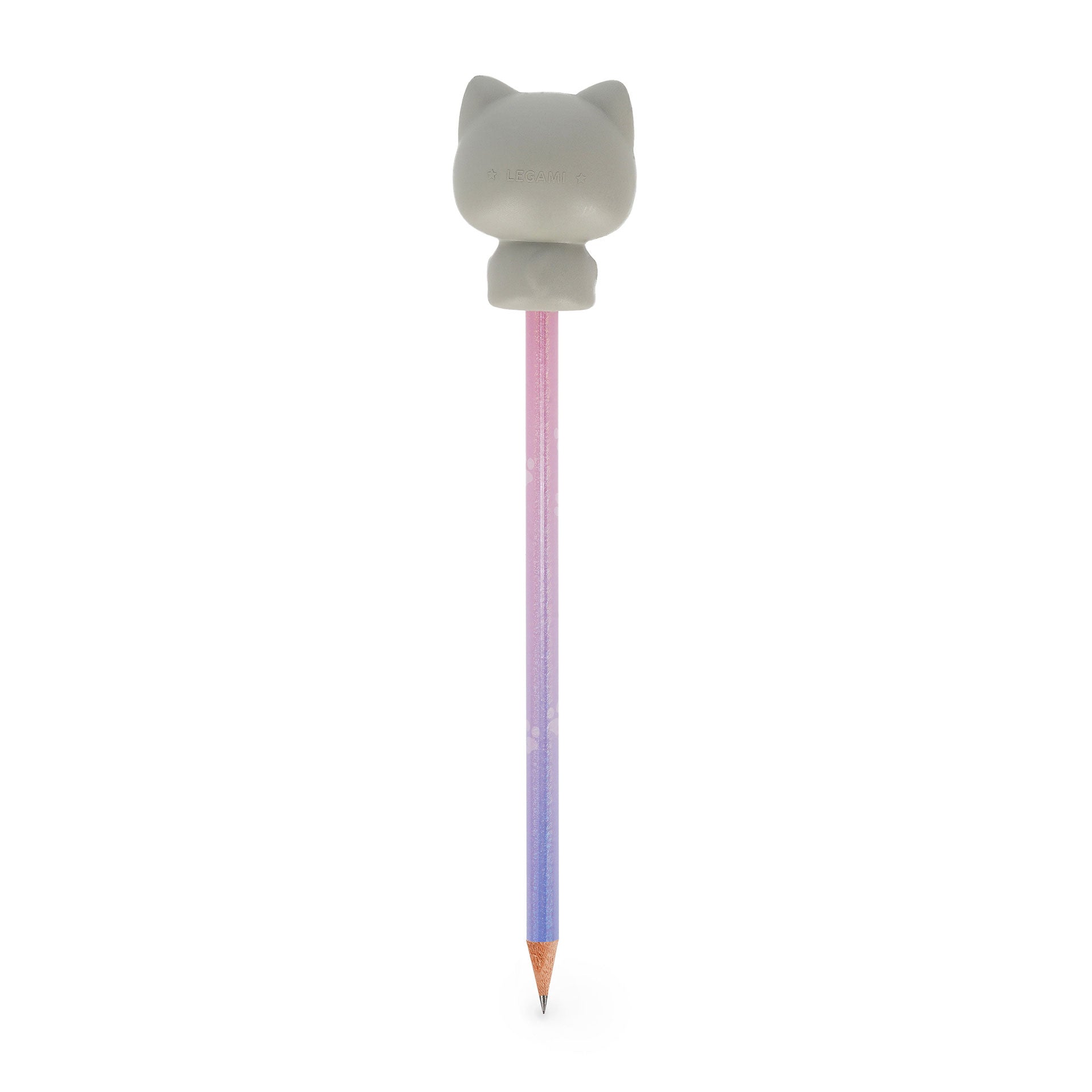 Lápis Squeezies Kitty Legami - vista lateral