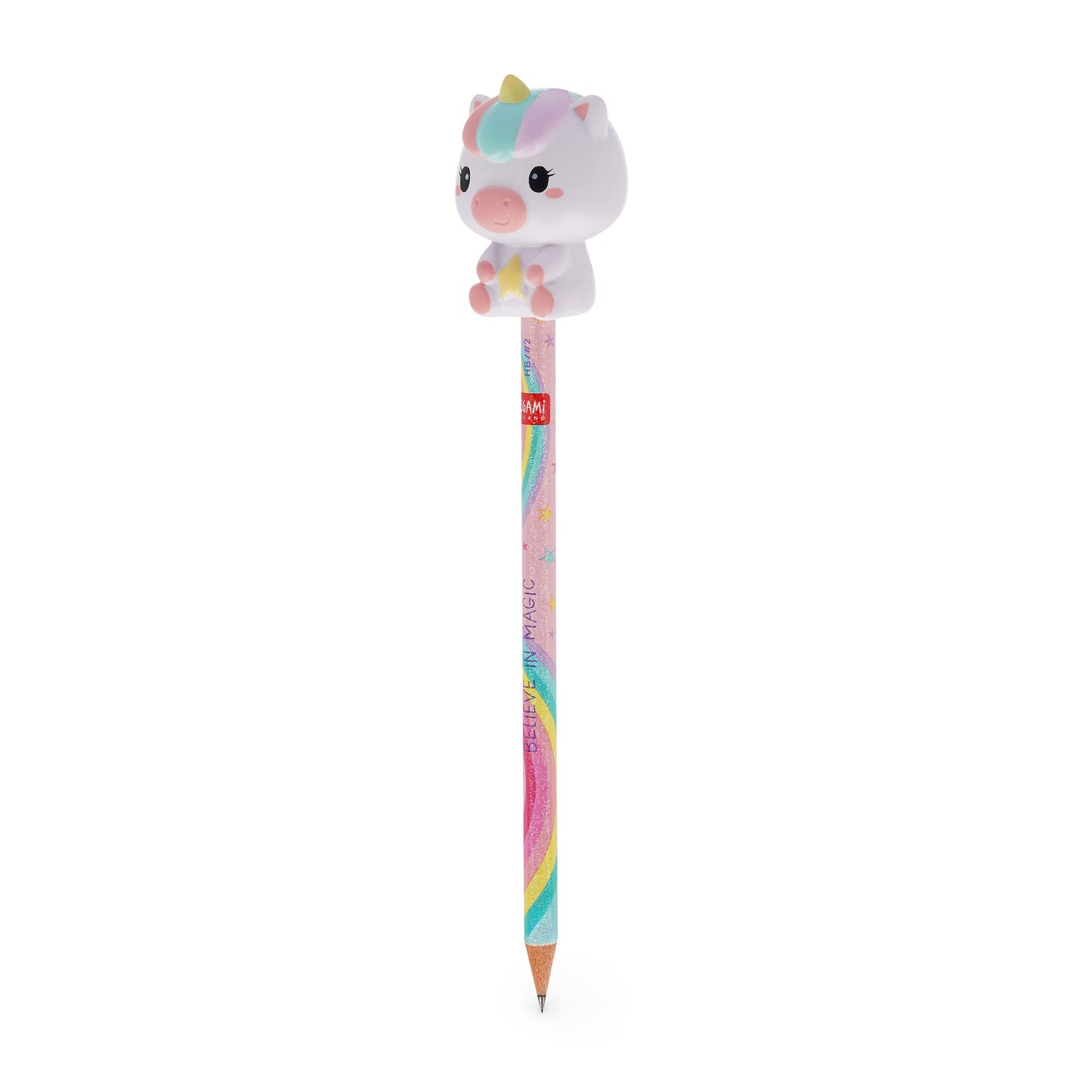 Lápis Squeezies Unicorn Legami - detalhe squishy