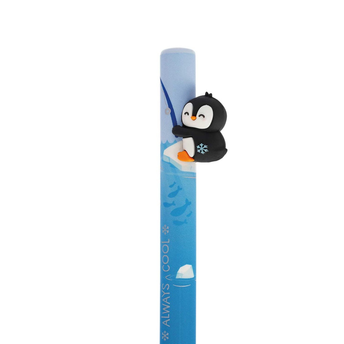 Caneta esferográfica retrátil Free Hugs Penguin Legami | legami-esferografica-free-hugs-pinguim-lollakids