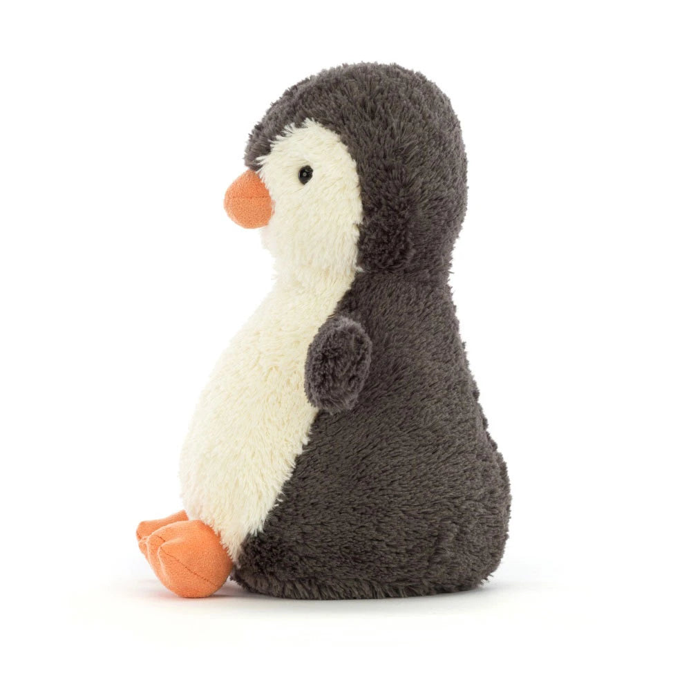 Peanut Penguin, vista lateral do peluche | jellycat-peanut-penguin-pequeno-lollakids