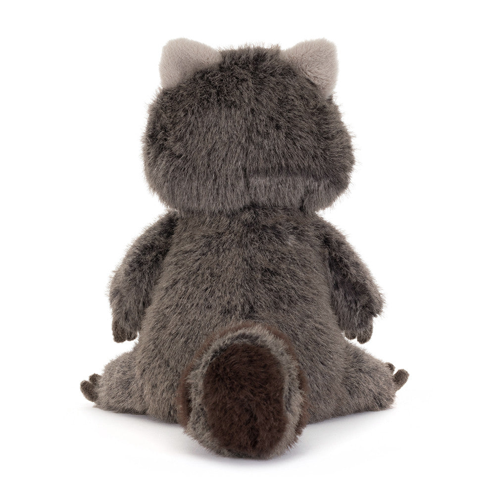 Peluche guaxinim Trixiwoo Raccoon, pormenor da cauda | jellycat-peluche-guaxinim-trixiwoo-lollakids