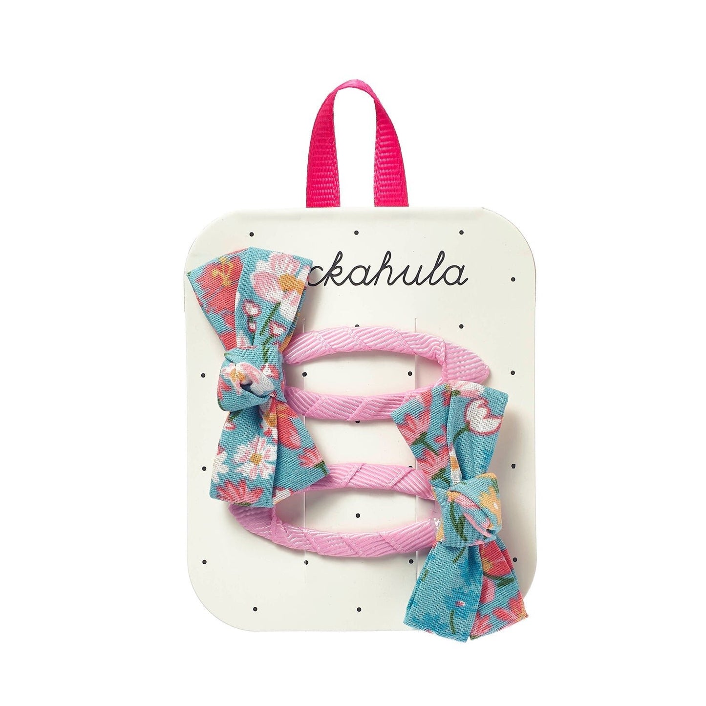 Conjunto de 2 Ganchos Heidi Twisty Bow com Laços Florais, Rockahula