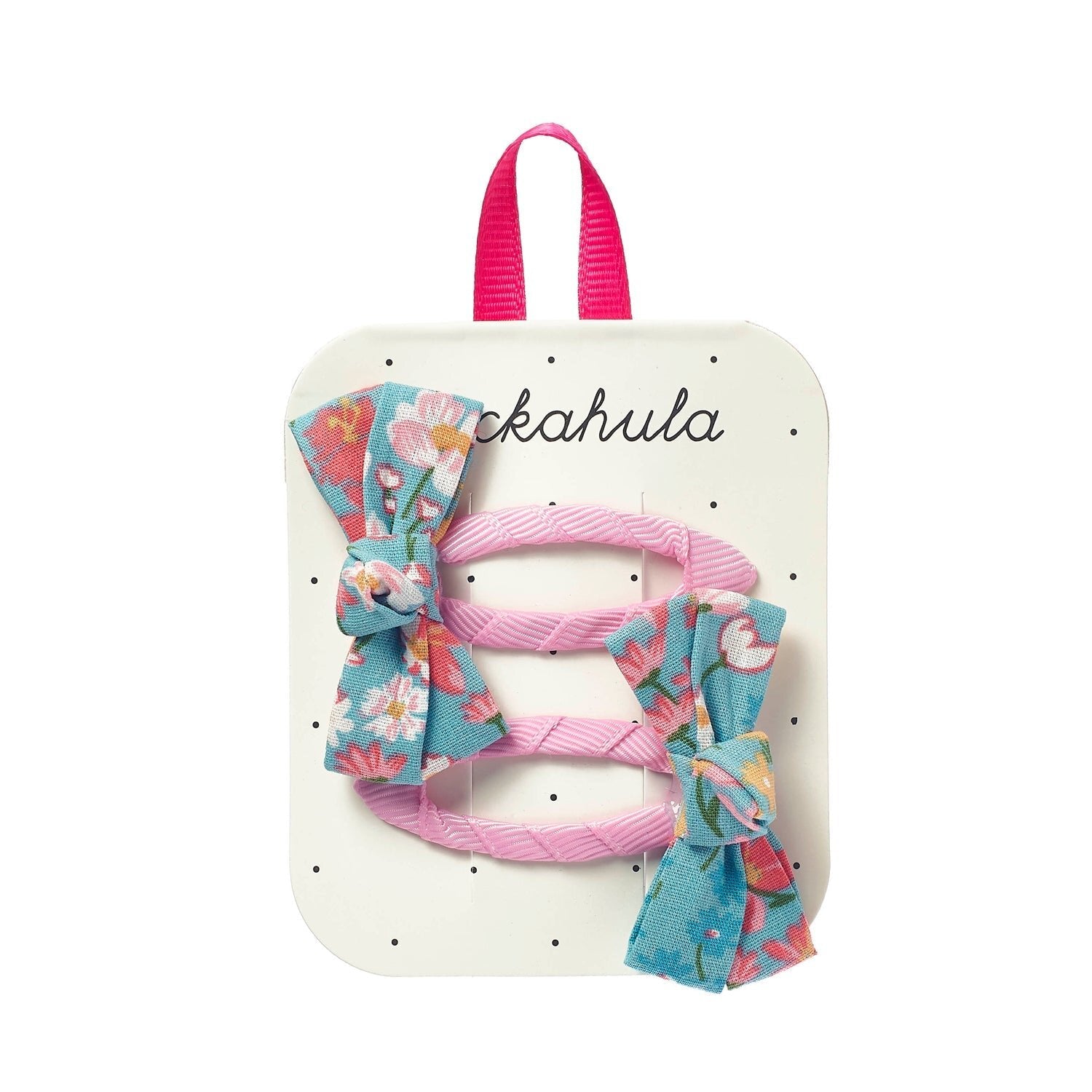 Conjunto de 2 Ganchos Heidi Twisty Bow com Laços Florais, Rockahula