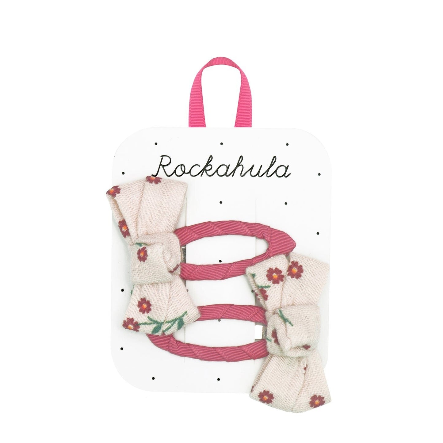 Conjunto de 2 Ganchos Laços Wildflower Twisty da Rockahula Kids