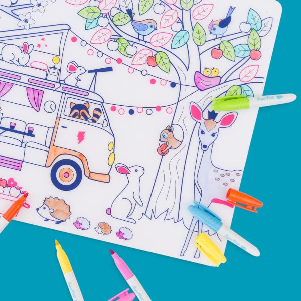 Caixa de 10 Marcadores Laváveis SuperPetit para Tapetes de Silicone | …
