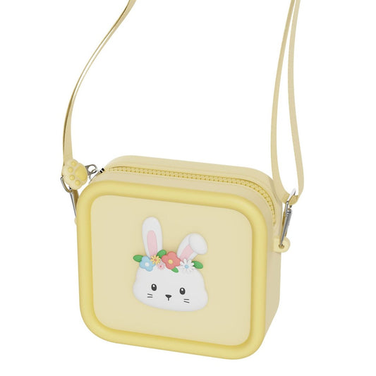 Bolsa Silicone Zoofamily Rabbit Flower com Alça 