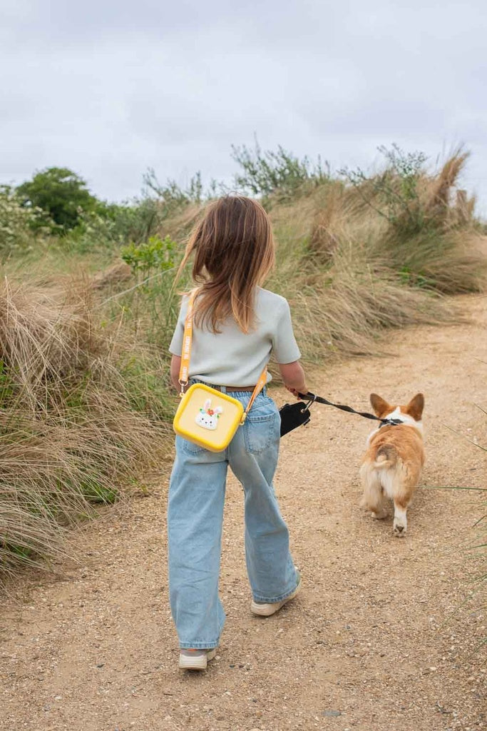 Bolsa Silicone Zoofamily Rabbit Flower com Alça 