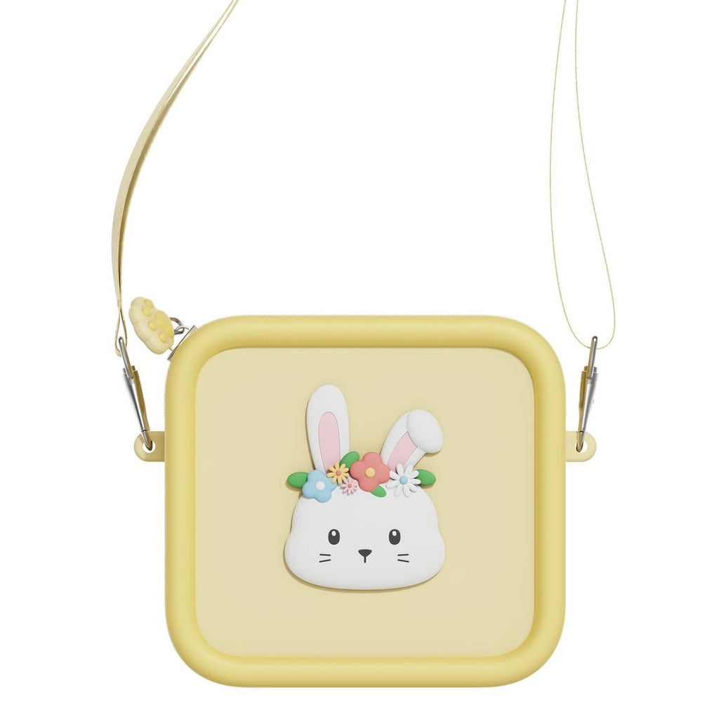 Bolsa Silicone Zoofamily Rabbit Flower com Alça 