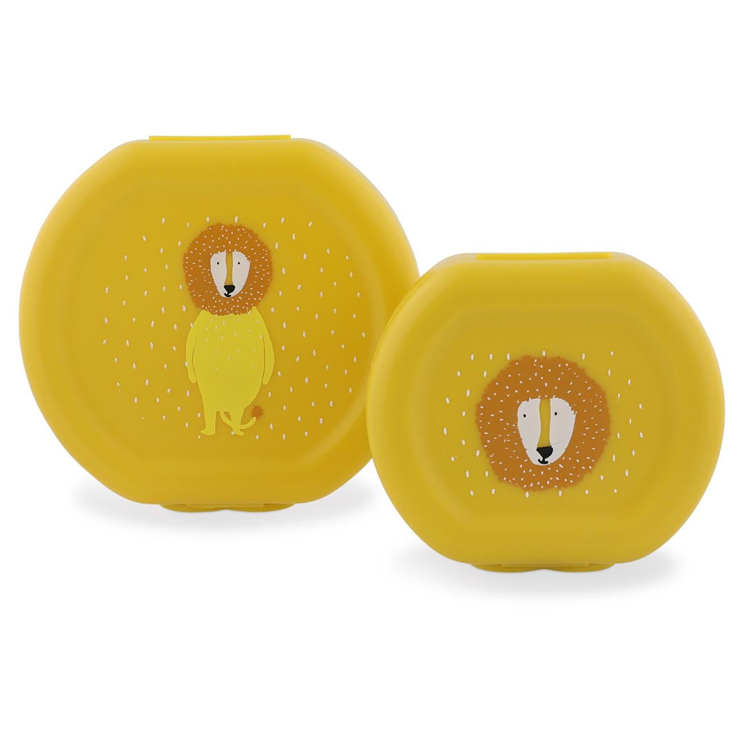 Conjunto 2 Caixas com Fecho Mr. Lion da Trixie Baby