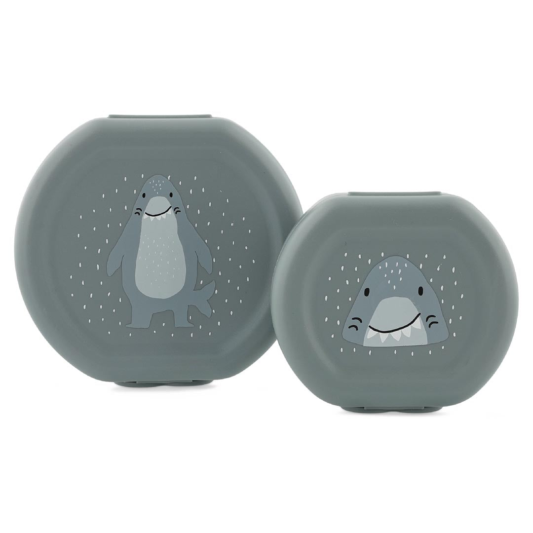 Conjunto 2 Caixas com Fecho Mr. Shark da Trixie Baby