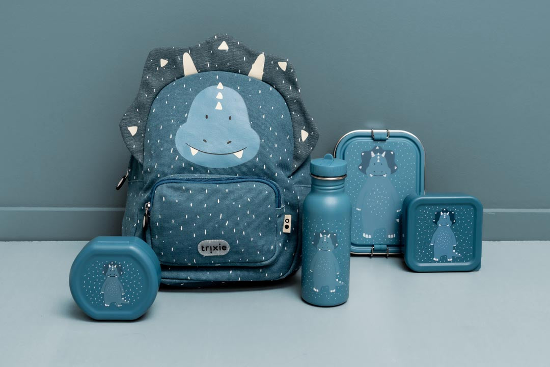Conjunto de 3 caixas de snack Mr. Triceratops da Trixie Baby