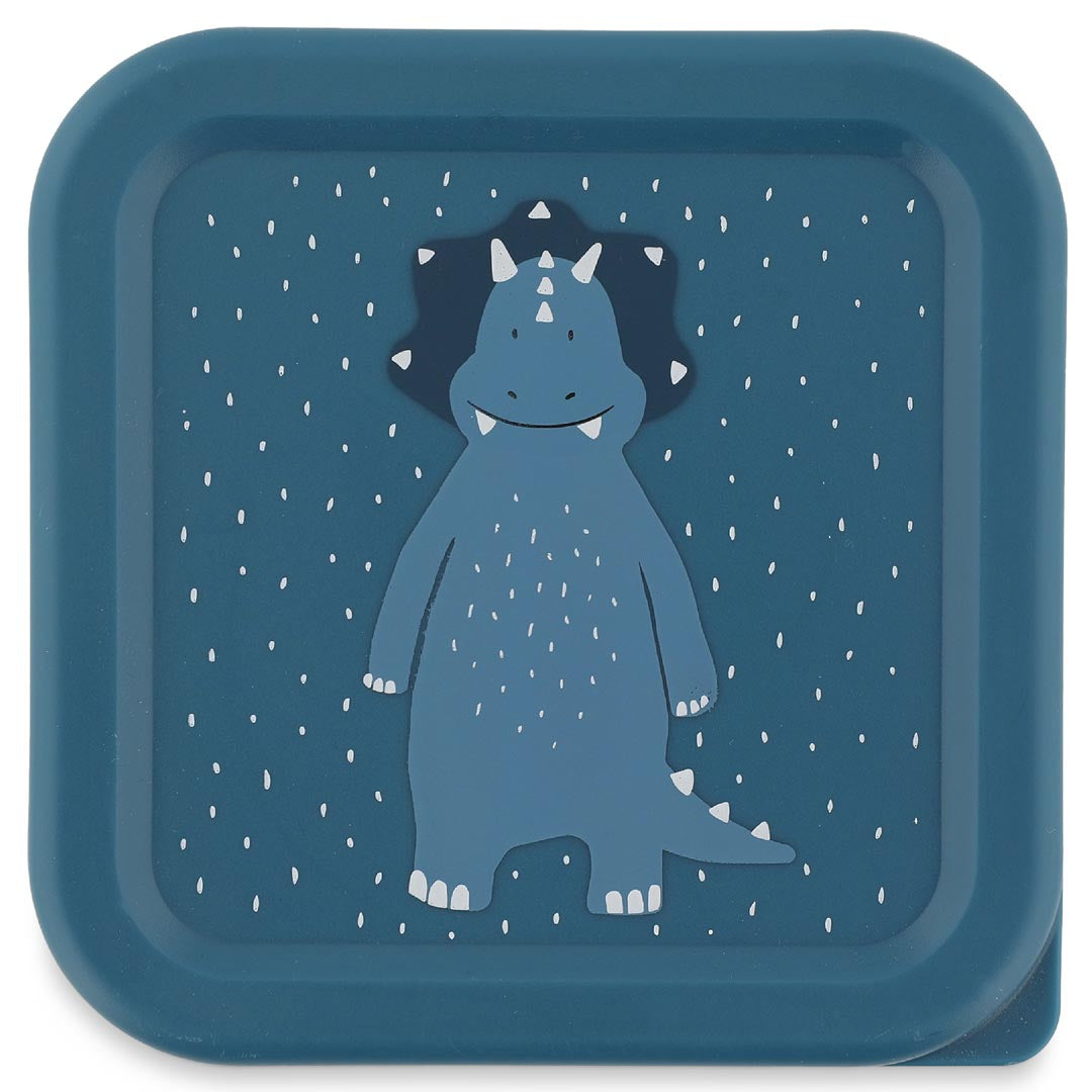 Conjunto de 3 caixas de snack Mr. Triceratops da Trixie Baby