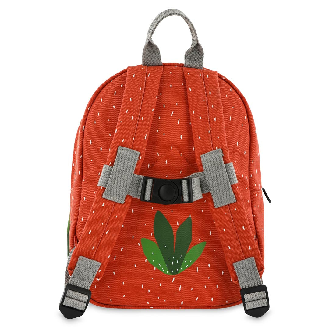 Vista traseira da mochila Trixie com alças acolchoadas