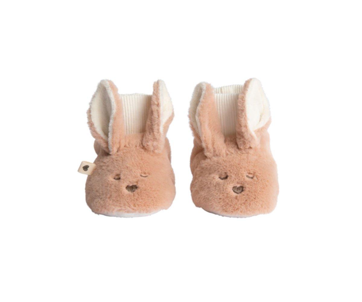 Pantufas de Bebé Vanilla Ivory dos 0 aos 6 meses da Bibs