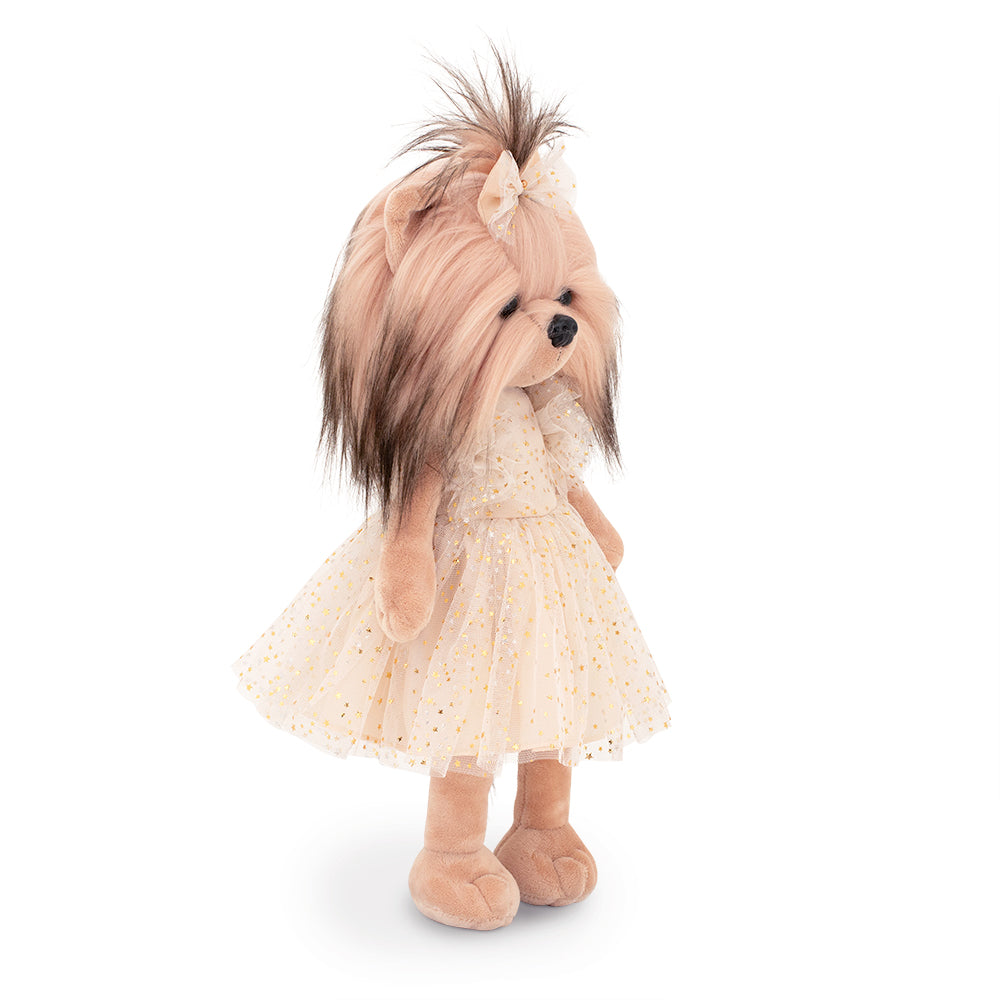 Roupa branco pérola removível e cabides da peluche Lucky Yoyo Starlight | orange-toys-peluche-lucky-doggy-branco-lollakids