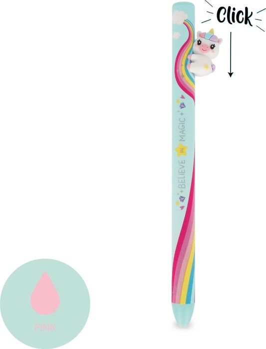 Caneta Esferográfica Retrátil Free Hugs Unicorn Legami | legami-caneta-freehugs-unicornio-lollakids