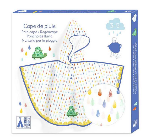 Capa da Chuva Tartaruga 3/5 Anos da Djeco